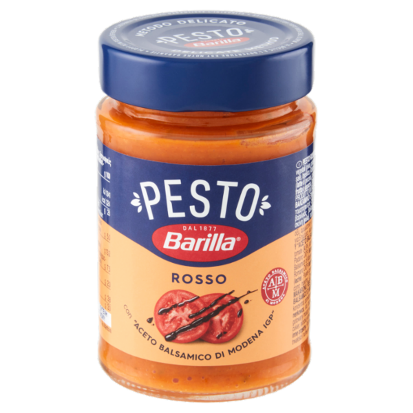 Barilla Pesto Rosso Aceto Balsamico Modena Condimento e Sugo per Pasta 200 g