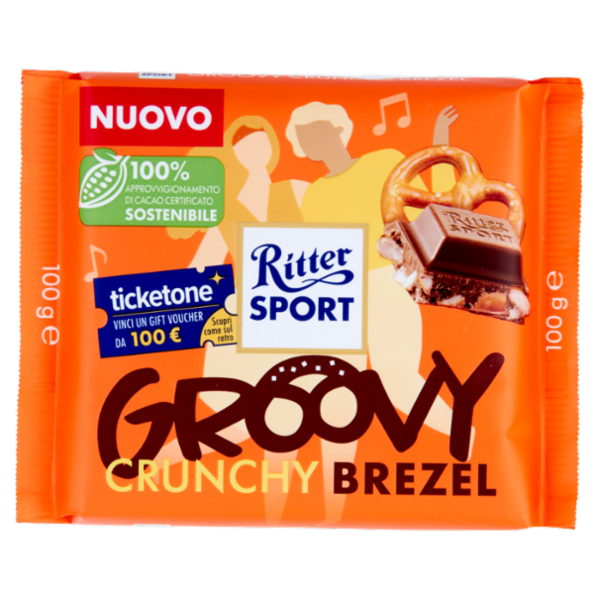 Ritter Sport Groovy Crunchy Brezel 100 g