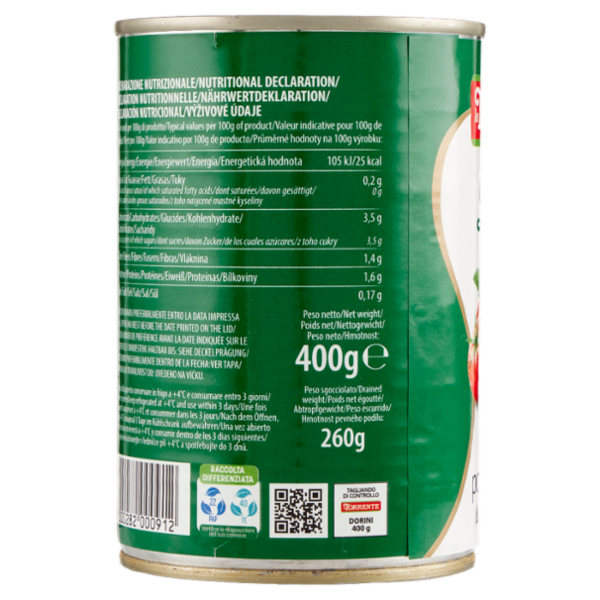 la Torrente Dorini pomodorini interi 400 g