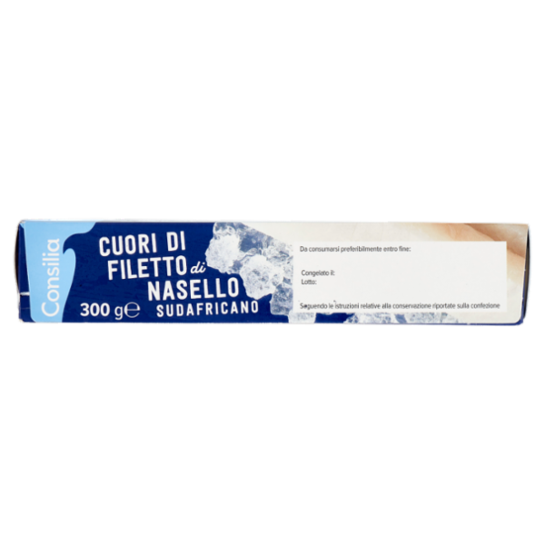 Consilia Cuori di Filetti di Nasello Surgelati 300 g