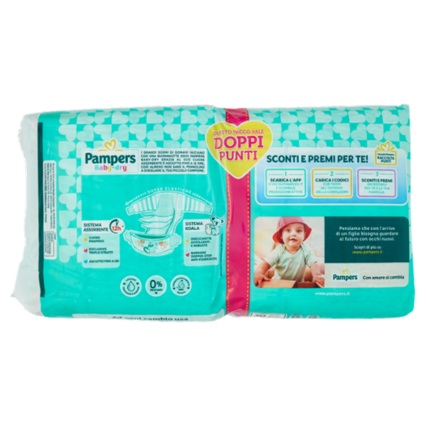 Pampers Baby-dry Midi 28 + 28 pz