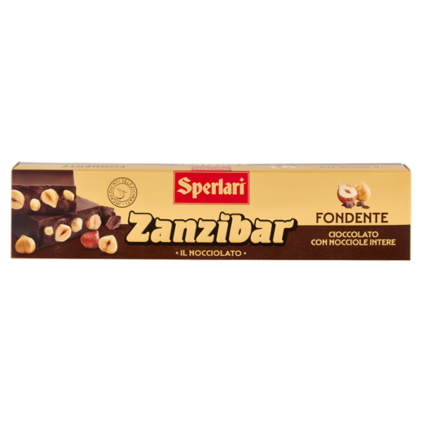 Sperlari Zanzibar il Nocciolato Fondente Cioccolato con Nocciole Intere 250 g