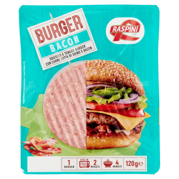 Raspini Burger Bacon 120 g