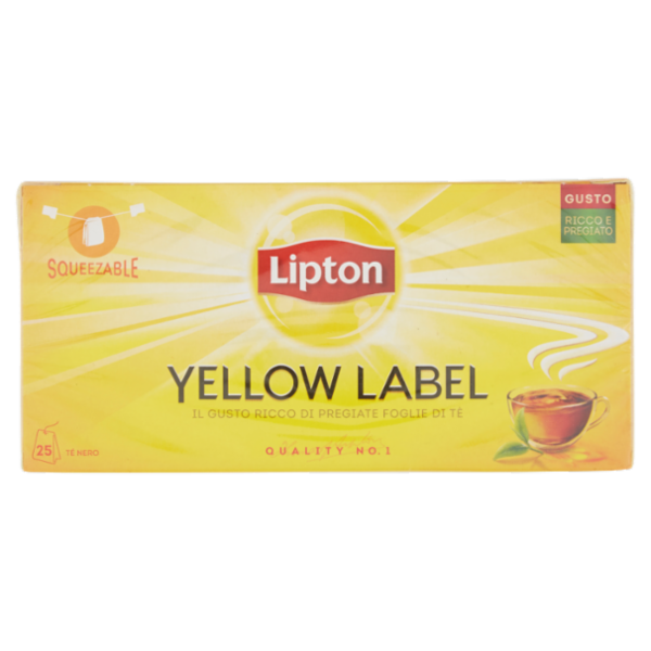 Lipton Yellow Label 25 Filtri 37,5 g