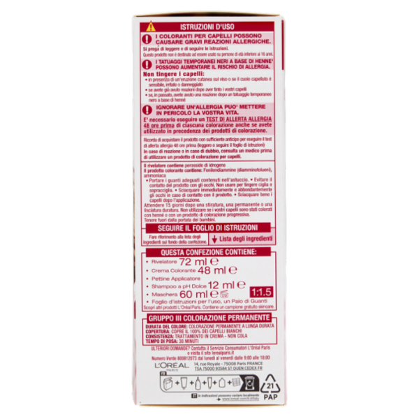 L'Oréal Paris Excellence Creme Colorazione Triplo Trattamento 6.3 Biondo Scuro Dorato