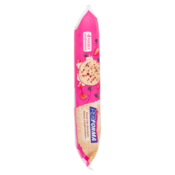 Performa Snack gallette con cioccolato bianco e frutti di bosco - 8 x 16,5 g