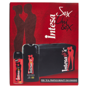 Intesa Sex Unisex Parfum Deodorant Ambra 150 ML + Gel Doccia Shampoo Ambra 250 ML