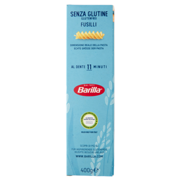Barilla Pasta Fusilli Senza Glutine 400 g
