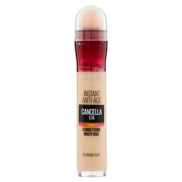 Maybelline New York Correttore Liquido Il Cancella Età, 115 Warm Light