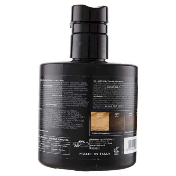 Vitalcare Professional Maschera Colorante Castano 300 ml