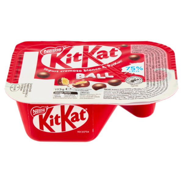 KITKAT Yogurt cremoso bianco & KitKat Ball 115 g