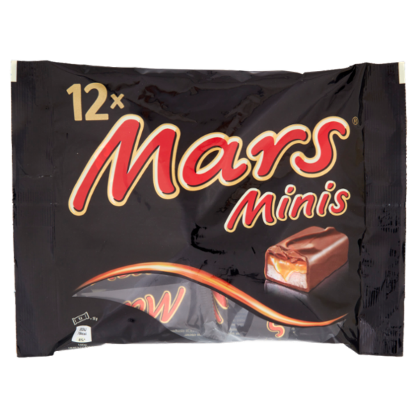 Mars Minis Barrette Snack con Caramello Ricoperte al Cioccolato 227 g