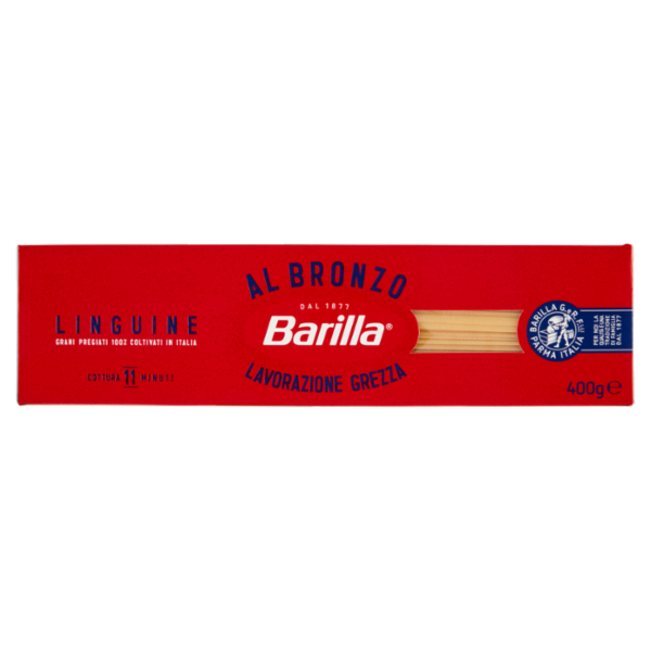Barilla Pasta Al Bronzo Linguine 100% grano italiano 400g