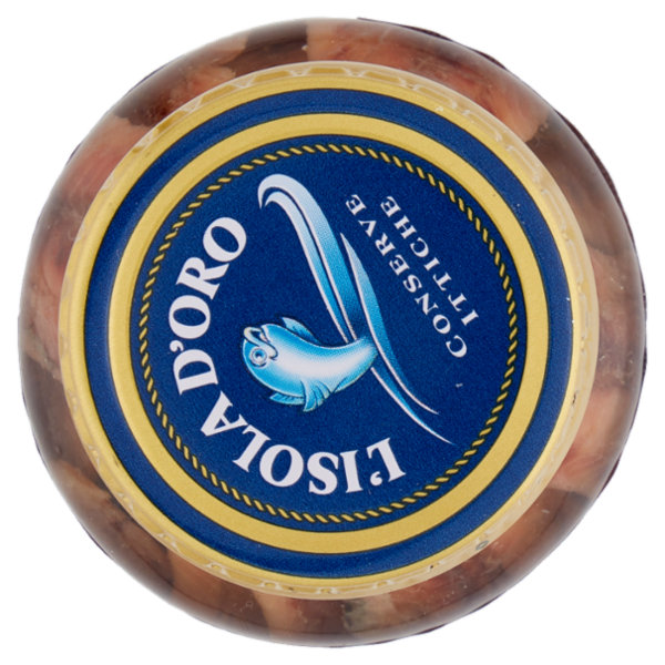 L'Isola d'Oro Filetti di Sardine Distese in Olio di Semi di Girasole 160 g