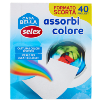 Selex Casa Bella Assorbi Colore 40 Pezzi