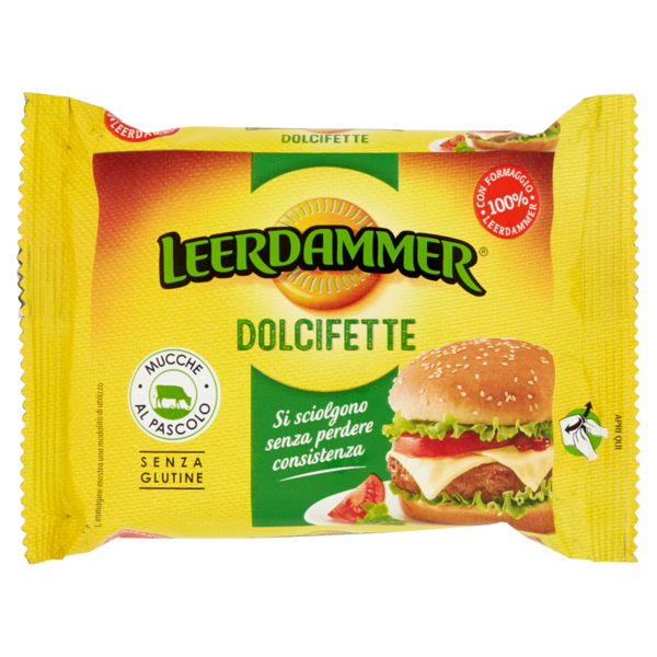 Leerdammer Dolcifette fette di formaggio fuso 7 x 25 g