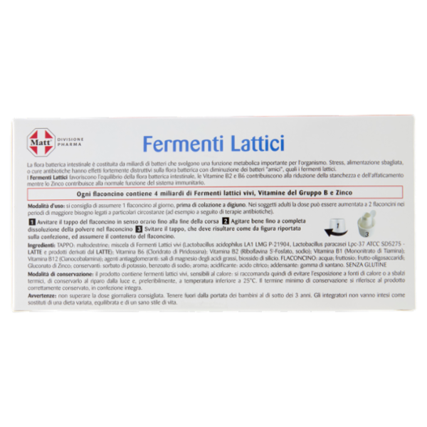 Matt Divisione Pharma Fermenti Lattici 12 flaconcini 84 ml