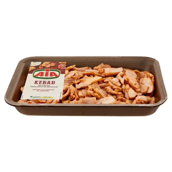 Aia Kebab di Pollo Tagliato in Sfoglie 0,300 kg