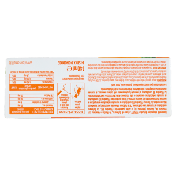 Bonomelli Integratori Botanici Vitality 14 stick monodose 140 ml