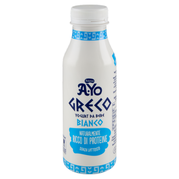 Arborea A-Yo Greco Yogurt da Bere Bianco Senza Lattosio 330 ml