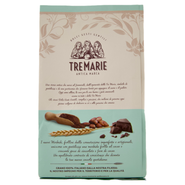 Tre Marie i Morbidi cioccolato e fave di cacao 300 g