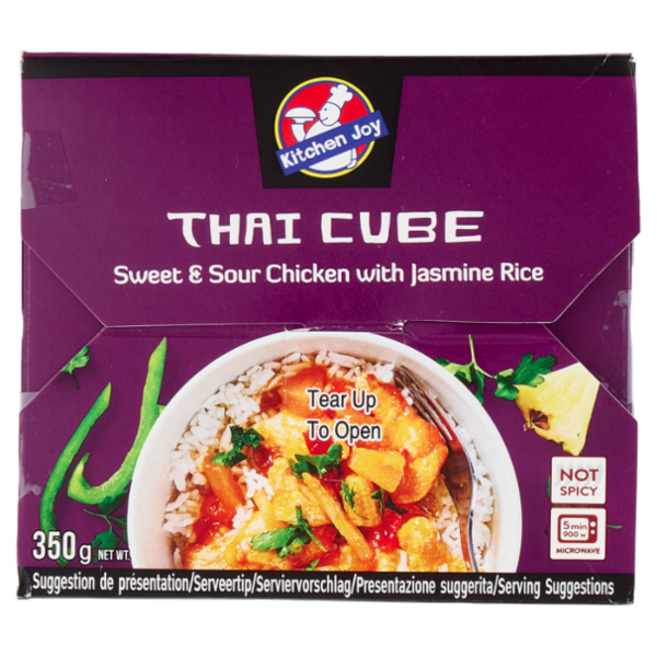 Kitchen Joy Thai Cube Sweet & Sour Chicken with Jasmine Rice 350 g