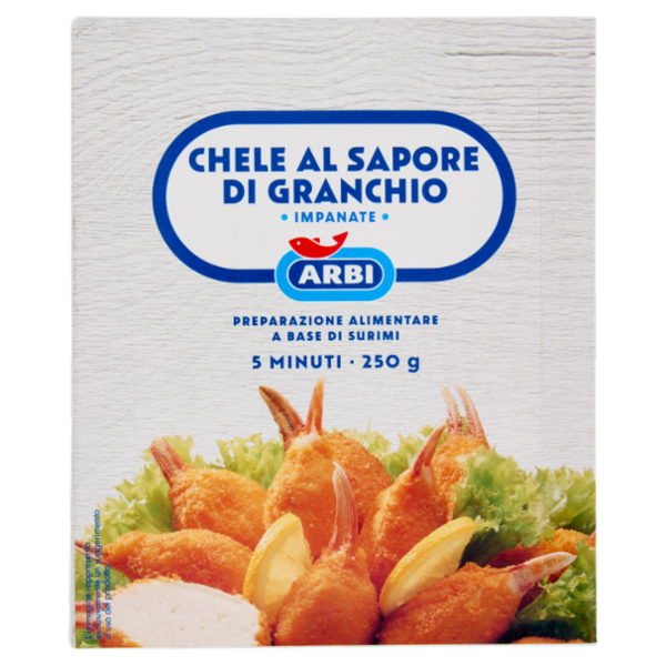 Arbi Chele al Sapore di Granchio Impanate 250 g