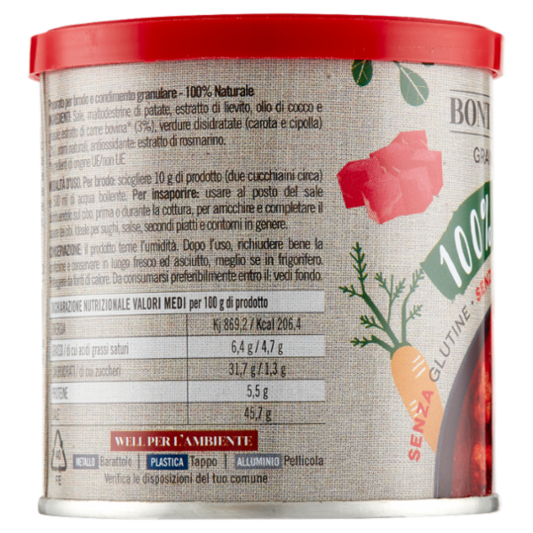 Well Bontà di Brodo Granulare Classico 100% Naturale 150 g