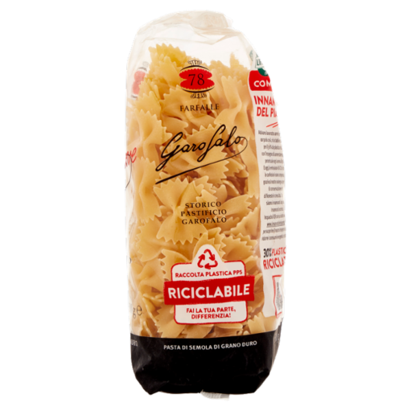Garofalo Farfalle 78 Pasta di Semola di Grano Duro 500 g