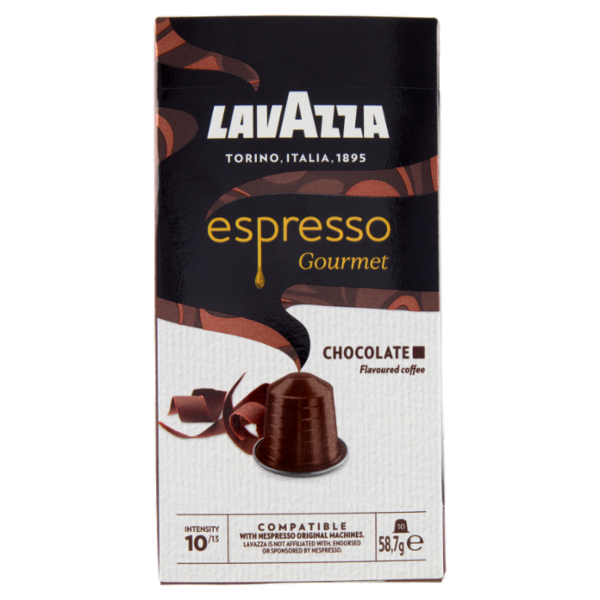 Lavazza espresso Gourmet Chocolate Compatible with Nespresso Original Machines 10 Capsule 58,7 g