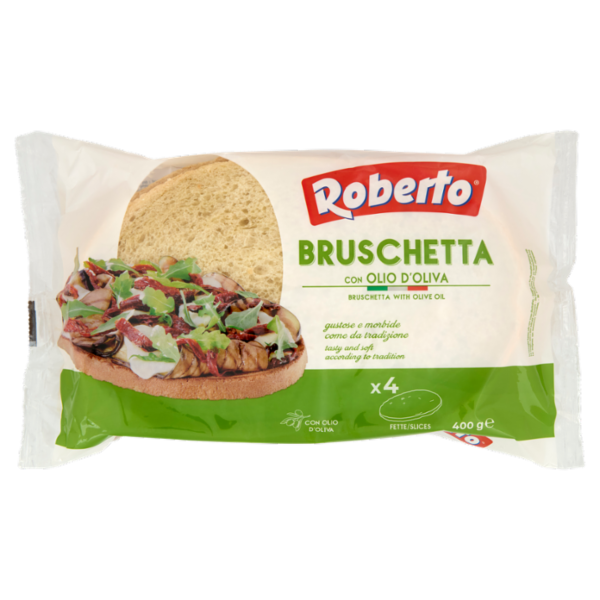 Roberto Bruschetta con Olio d'Oliva 4 Fette 400 g