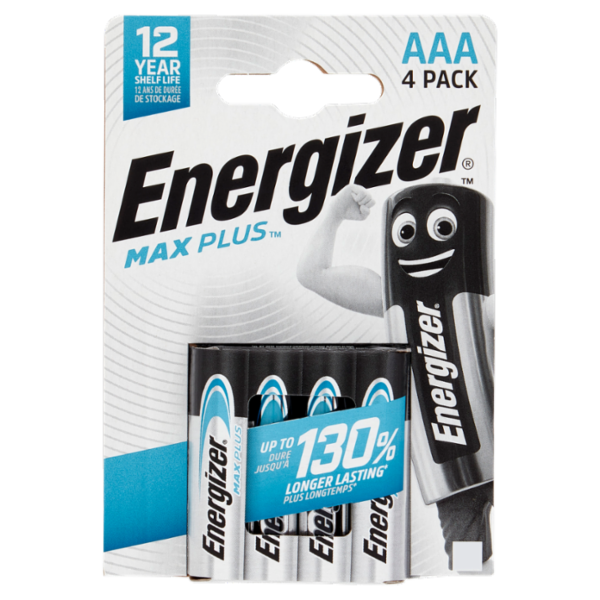 Energizer Max Plus AAA 4 pz