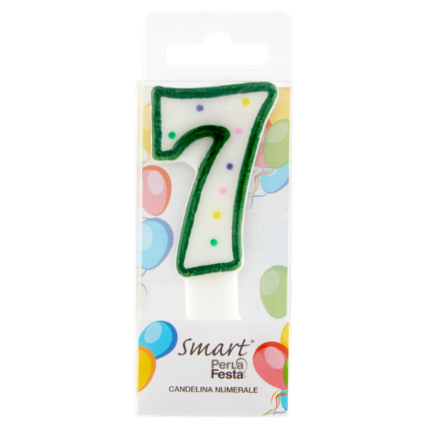 Smart PerLa Festa Candelina Numerale 7 1 pz