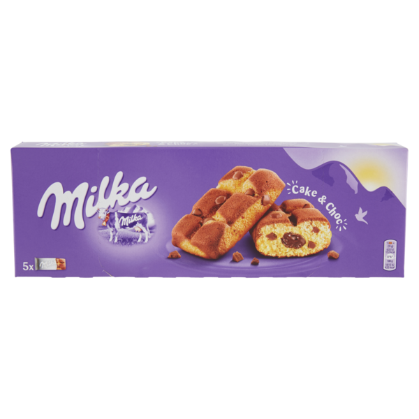 Milka Cake & Ciok, merendine soffici al cioccolato al latte - 175g