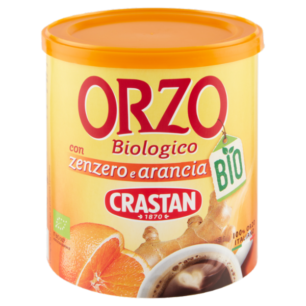 Crastan Bio Orzo Biologico con zenzero e arancia 120 g