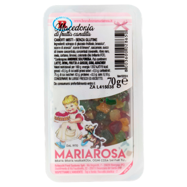 Mariarosa Macedonia di frutta candita 70 g