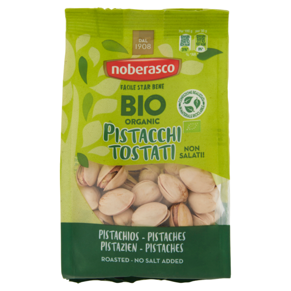noberasco Bio Pistacchi Tostati Non Salati! 150 g