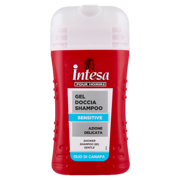 Intesa Pour Homme Gel Doccia Shampoo Sensitive Olio di Canapa 250 mL