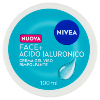 Nivea Face+ Acido Ialuronico Crema Gel Viso Rimpolpante 100 Ml