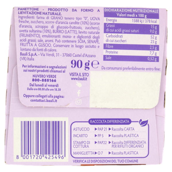 Bauli il Panettone Classico 90 g