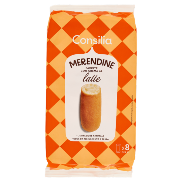 Consilia Merendine Farcite con Crema al Latte 8x35 g
