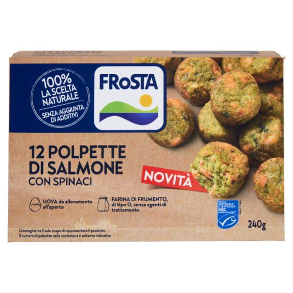 FRoSTA 12 Polpette di Salmone con Spinaci 240 g