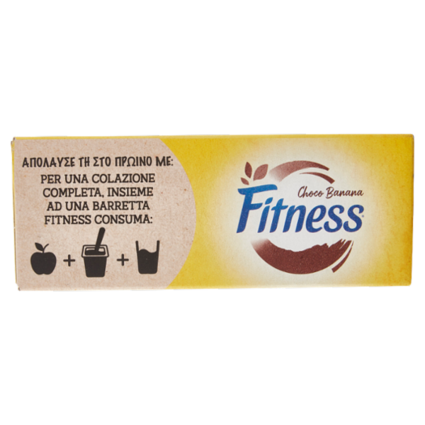 FITNESS Choco Banana Barrette di cereali con cioccolato al latte e banana 6 pezzi da 23,5g