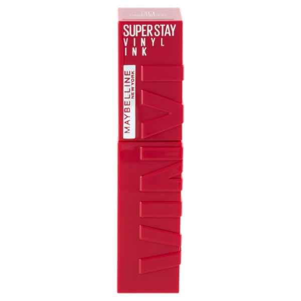 Maybelline New York SuperStay Vinyl Ink Rossetto Liquido a Lunga Tenuta, 30 Unrivaled