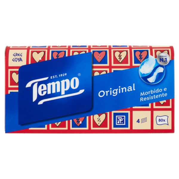 Tempo Original Fazzoletti 4 veli 80 pz