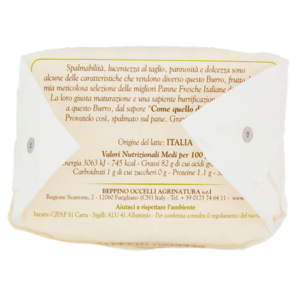 Beppino Occelli Burro Italiano 250 g
