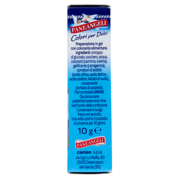 PANEANGELI decora con Colori per Dolci Rosso 10 g