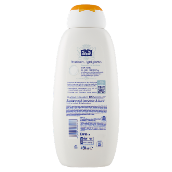 Neutro Roberts Nutriente Olio di Mandorla Bagnodoccia 450 ml
