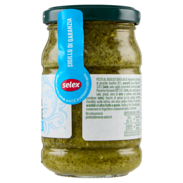 Selex Pesto alla Genovese Senz'Aglio 190 g