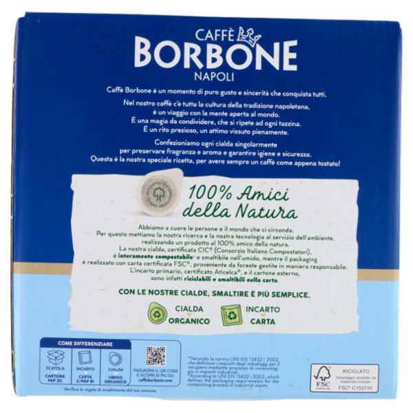 Caffè Borbone Miscela Decisa Cialde Compostabili* 30 x 7,2 g